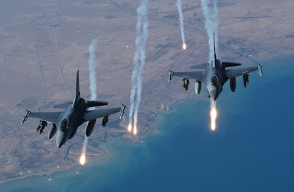 F-16 flares