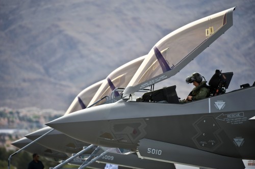 F-35 Departs for First Training Mission