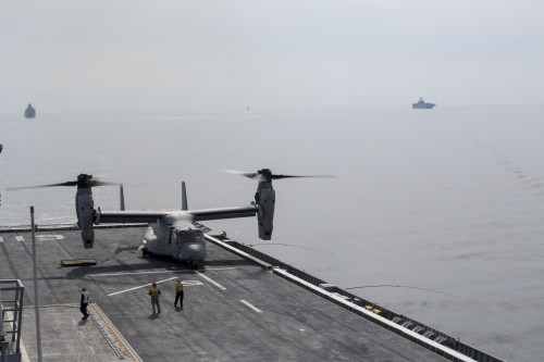 Osprey makes first-ever landing on Republic of Korea amphibious assault ship