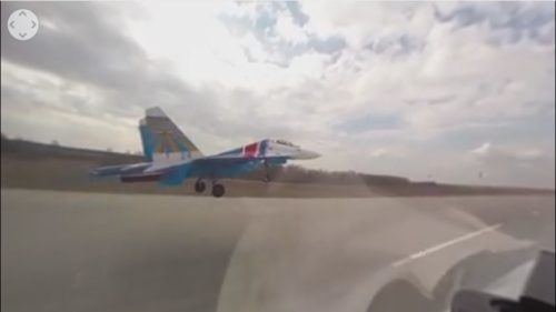 Russian Knights take-off