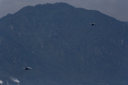 An AV-8B Harrier with Marine Attack Squadron (VMA) 311 departs from Marine Corps Air Station Iwakuni, Japan, June 2, 2017. VMA-311 is expected to be the last AV-8B Harrier squadron forward deployed to MCAS Iwakuni as part of the unit deployment program. The squadron's departure caps the end of an era for U.S. attack aircraft in Japan and is a significant milestone for MCAS Iwakuni and Marine Corps aviation.