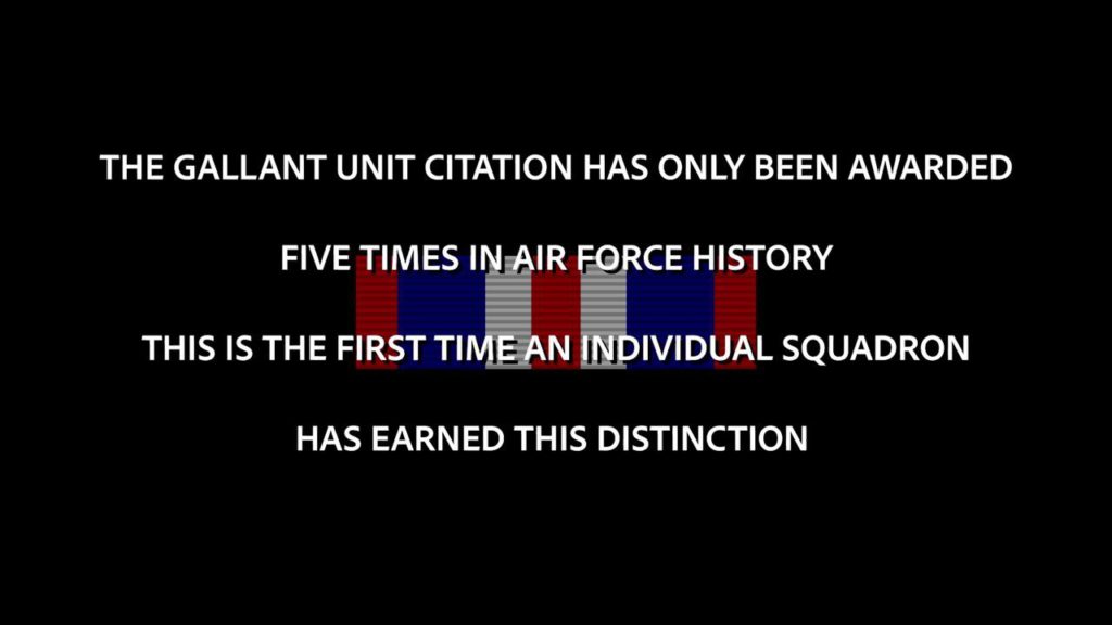 The 74th EFS Receives Gallant Unit Citation, The First Individual ...