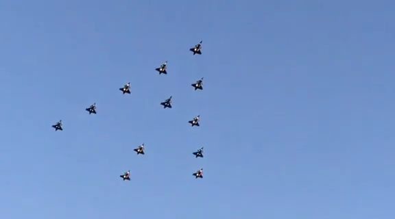 Video of this year’s Christmas Tree formation flight!