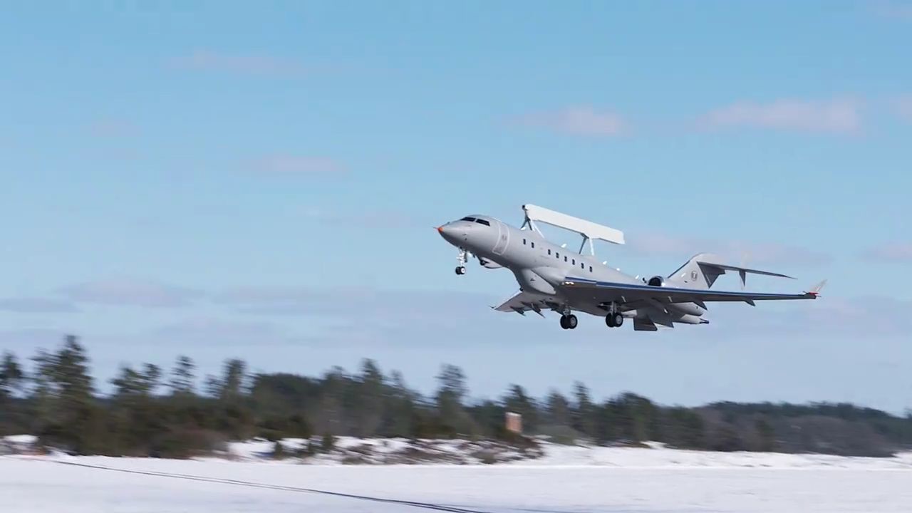 Watch the maiden flight of Saab’s GlobalEye