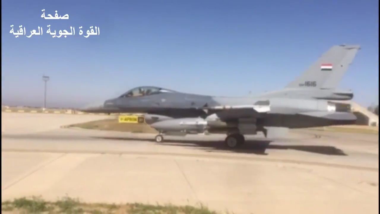 Iraqi F-16s strike ISIS in Syria