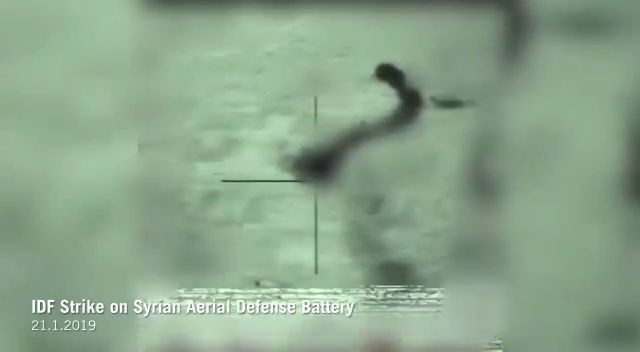 Israel releases video of dramatic air strike on two Syrian SAM systems, first one was firing 2 missiles