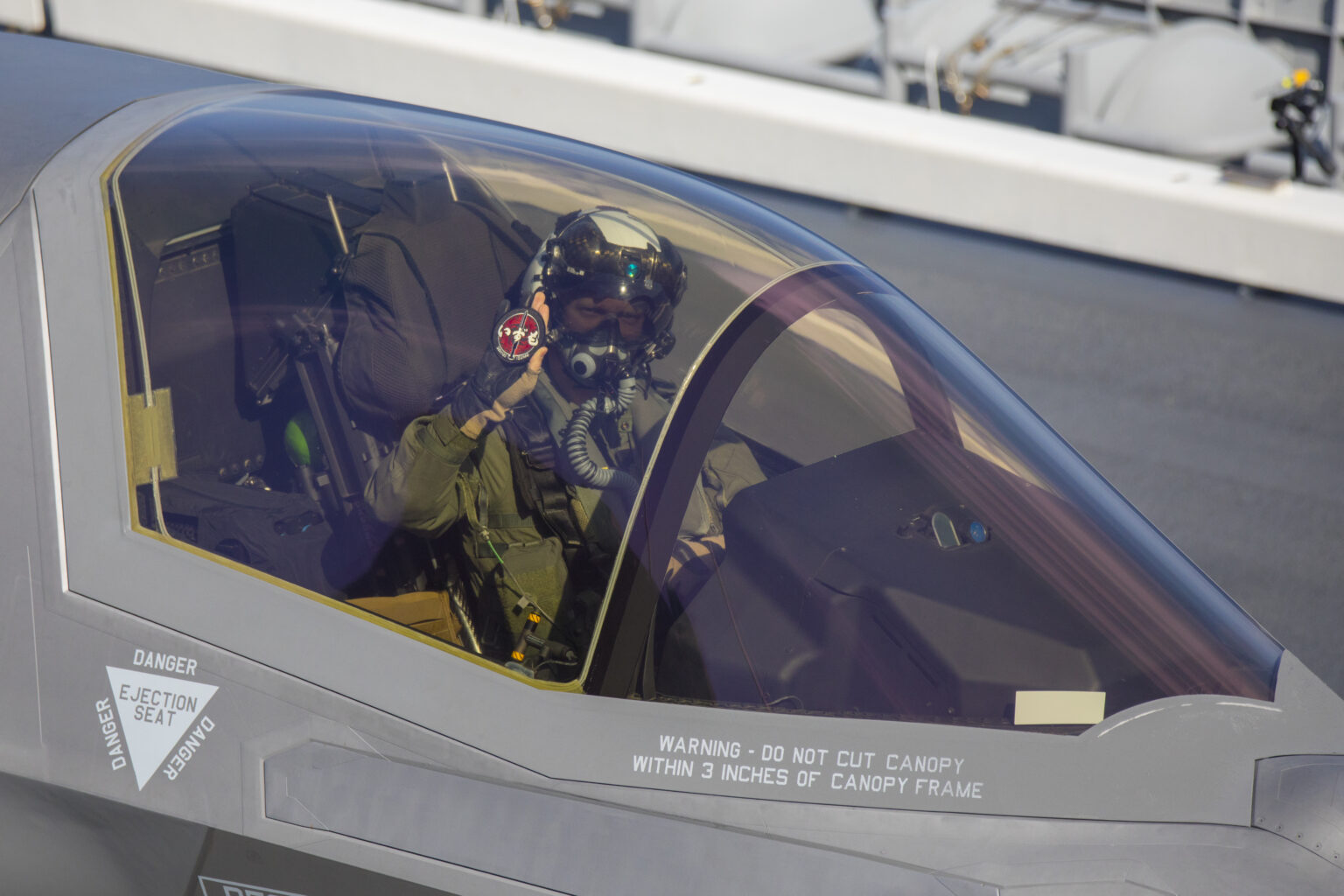 An Interview With The First F-35B Pilot To Land On JS Izumo – Alert 5